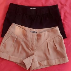 Two Pairs Express Business Casual Shorts Size 4